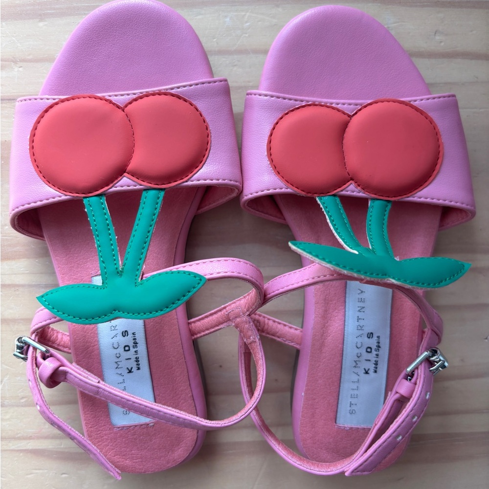 Stella McCartney Kid’s Pink Cherry Sandals